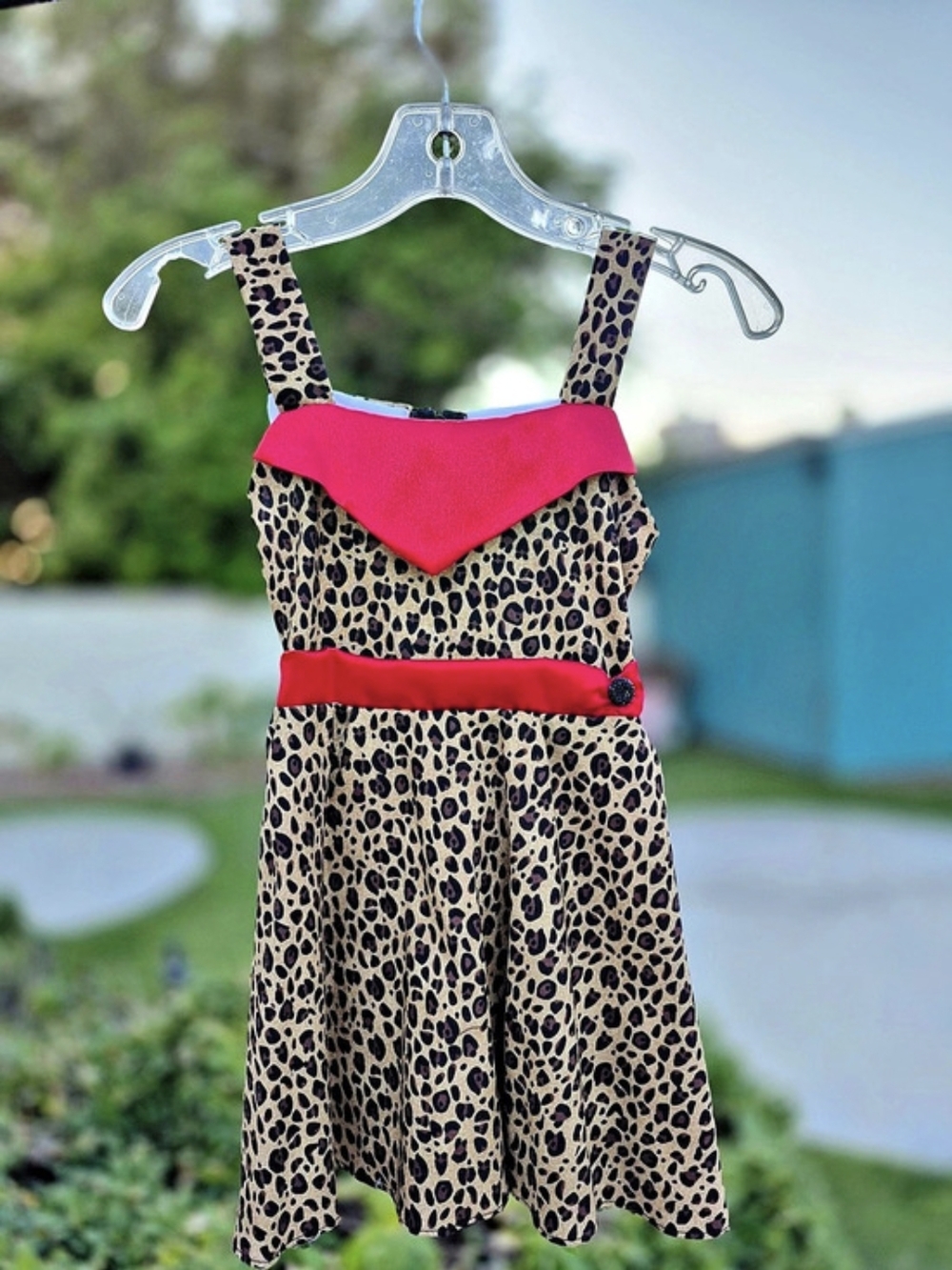 Toddler Cheetah Rockabilly Dress